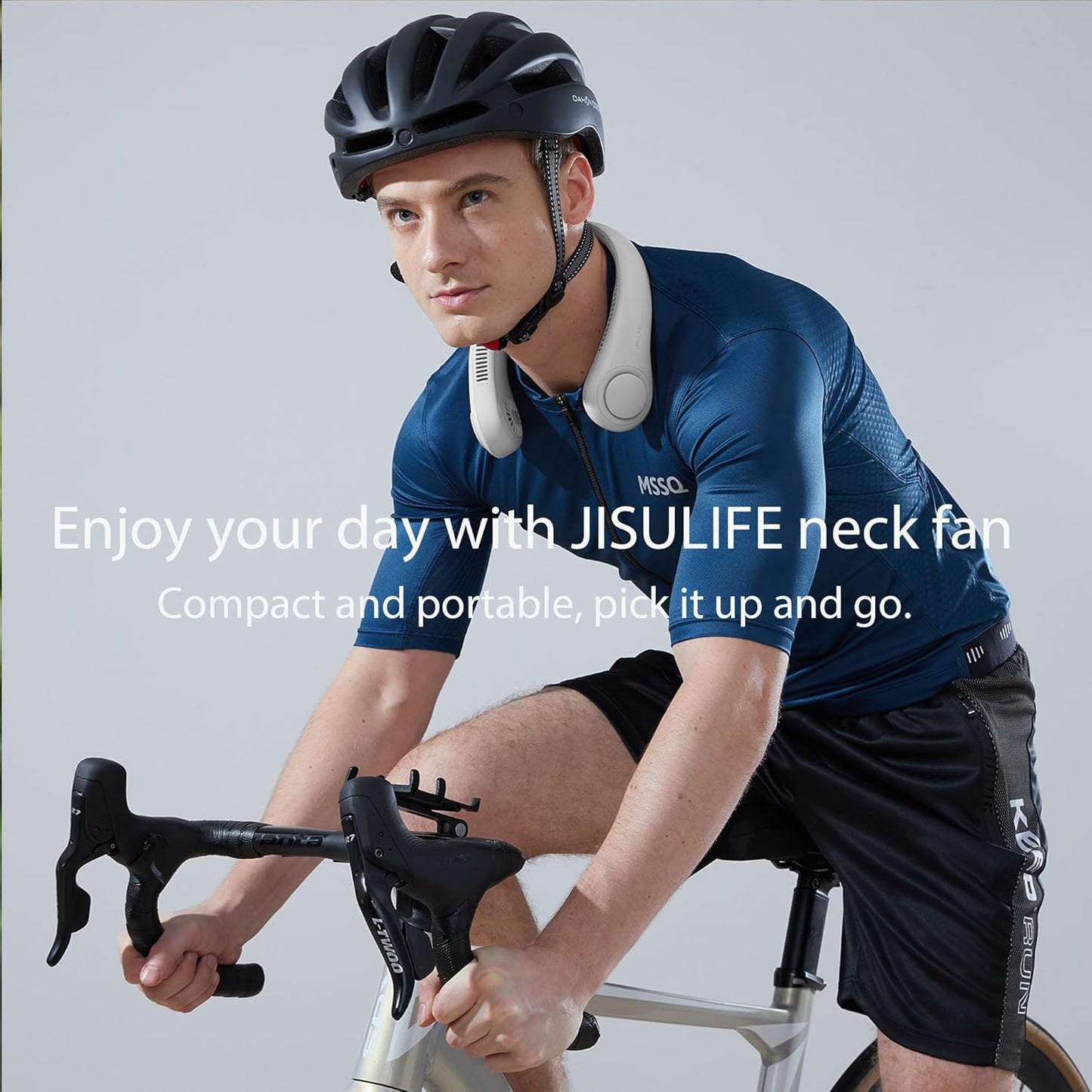 Neck Fan, Hands-Free Bladeless, 5 Speeds, 4000 mAh Battery Operated
